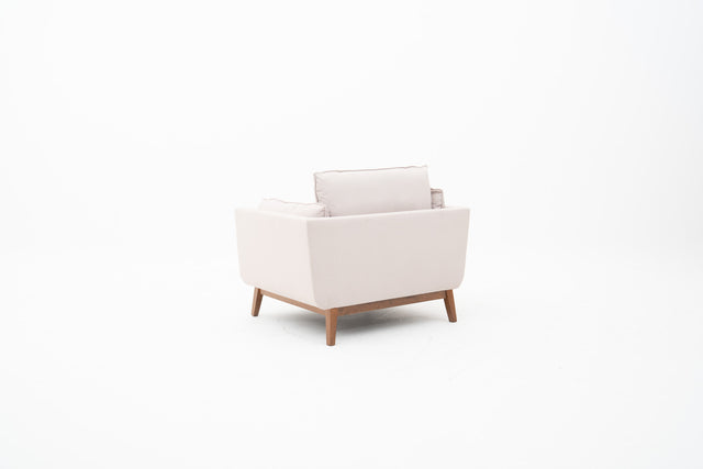 Beige Lounge Chair