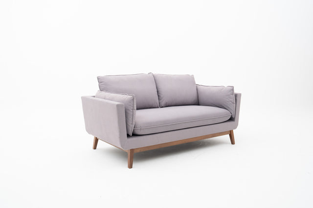 Light Grey 2-Seater Sofa