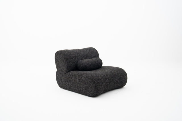 Modular Sofa - Black Armless Module