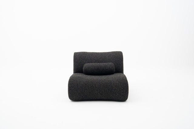 Modular Sofa - Black Armless Module