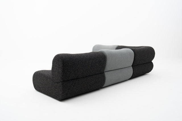 Modular black & grey Sofa