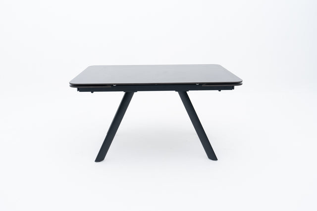 PALETA Extendable Dining Table with Black Sintered Stone Top