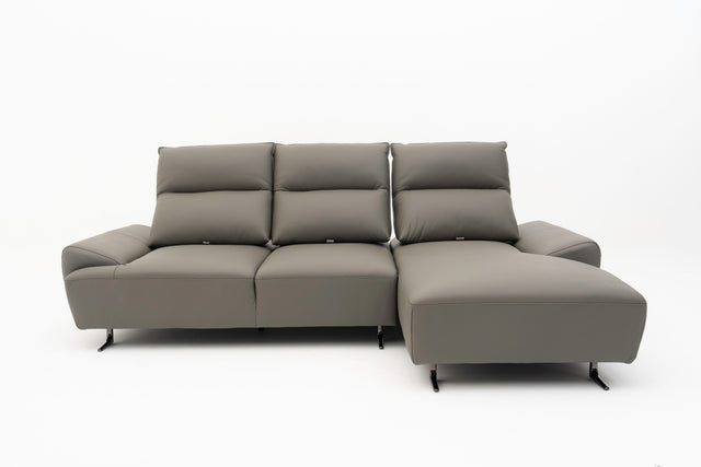 SOLENZA 3-Seater L-Sectional Push-back Sofa