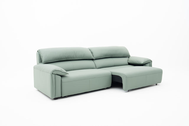 2-Seater Maxi Sage Green Power Slider Sofa