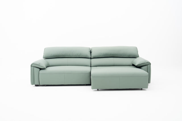 2-Seater Maxi Sage Green Power Slider Sofa