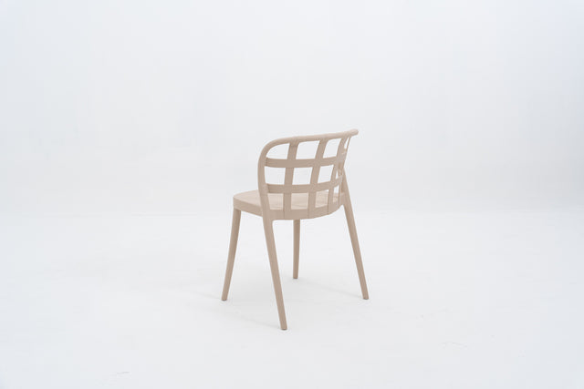 TRAPNEST Stackable Bistro Side Chair (Beige)