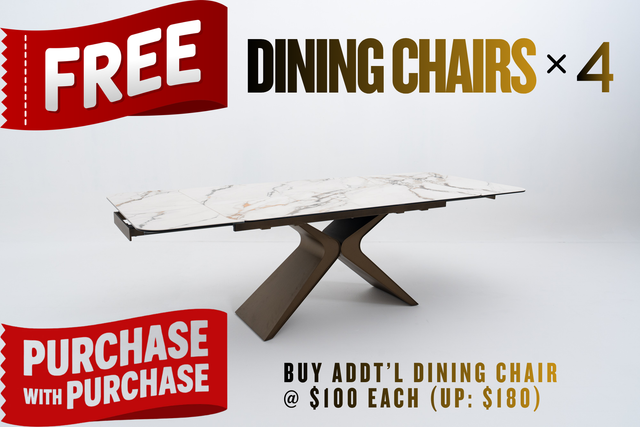 VOLTURA Power Extension Dining Table