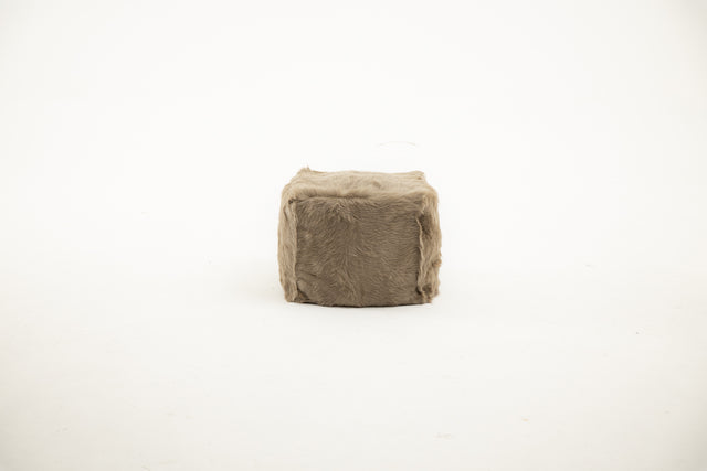 Goat Fur Pouffe