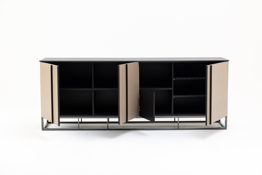 LAFAYETTE Sideboard Functional Furniture By Black & Walnut