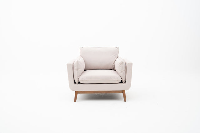 Beige Lounge Chair