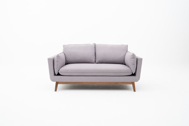Light Grey 2-Seater Sofa