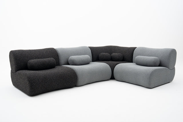 Modular black & grey Sofa
