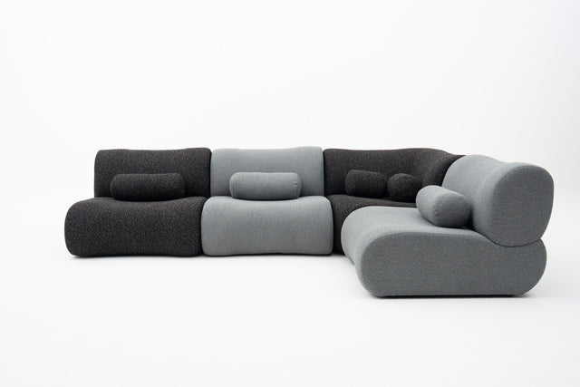 Modular black & grey Sofa