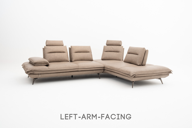 VELAIRE Modular Push-Back Corner Sofa - Left-Arm-Facing