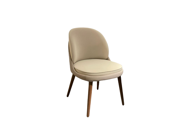 2-Tone Upholstery Dining Side Chair