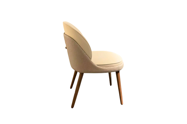 2-Tone Upholstery Dining Side Chair